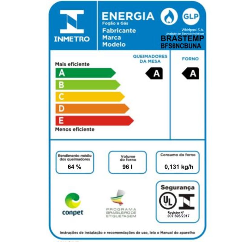 fogao-brastemp--selo-inmetro-bivolt