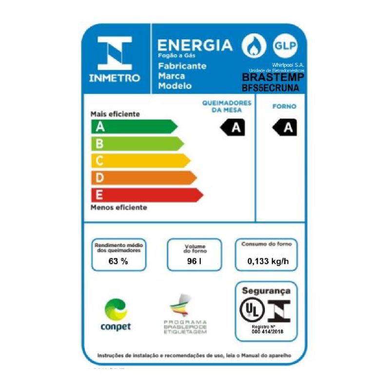 Brastemp_Fogao_BFS5ECR_Selo_Inmetro_BiVolt