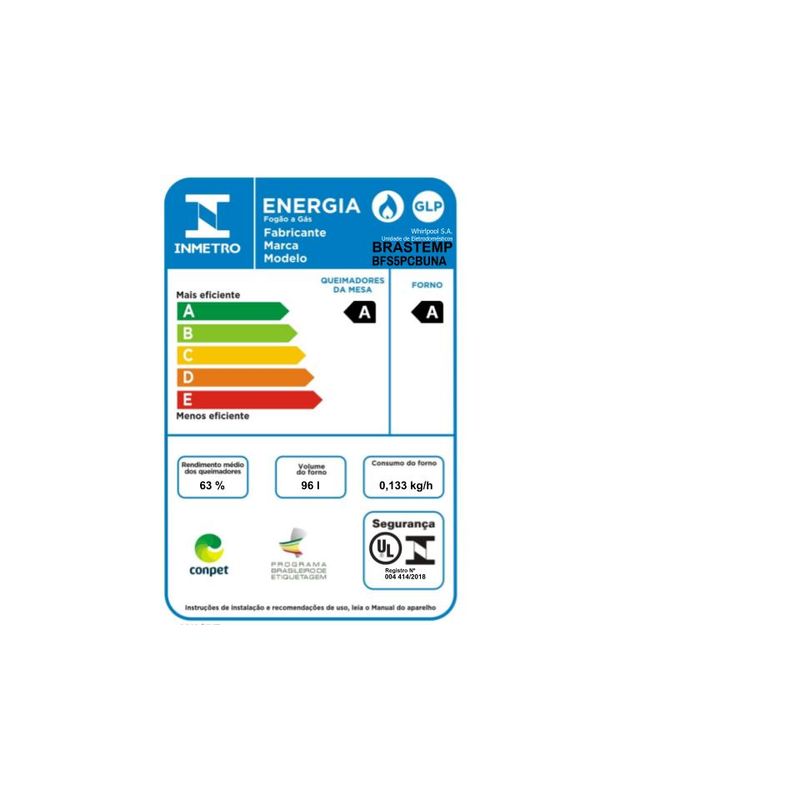 Brastemp_Fogao_BFS5PCB_Selo_Inmetro_BiVolt